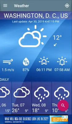 Free Weather Forecast android App screenshot 4