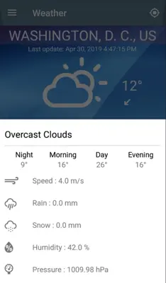 Free Weather Forecast android App screenshot 5